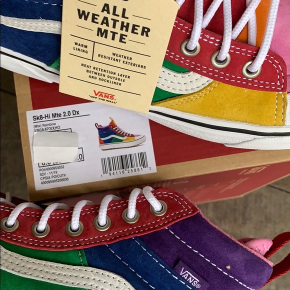 VANS Sk8-Hi Mte 2.0 Dx Mte Rainbow men’s - Picture 12 of 16